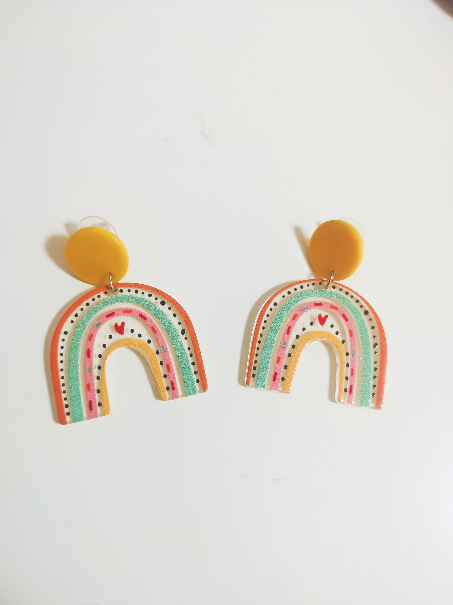 Colorful Rainbow Earrings, daily wearing creative gift cute earring