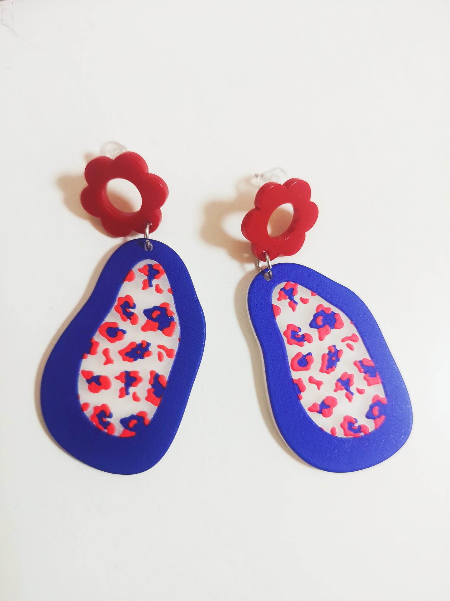 Irregular Shaped Flower Earring, daily earring, gift earring