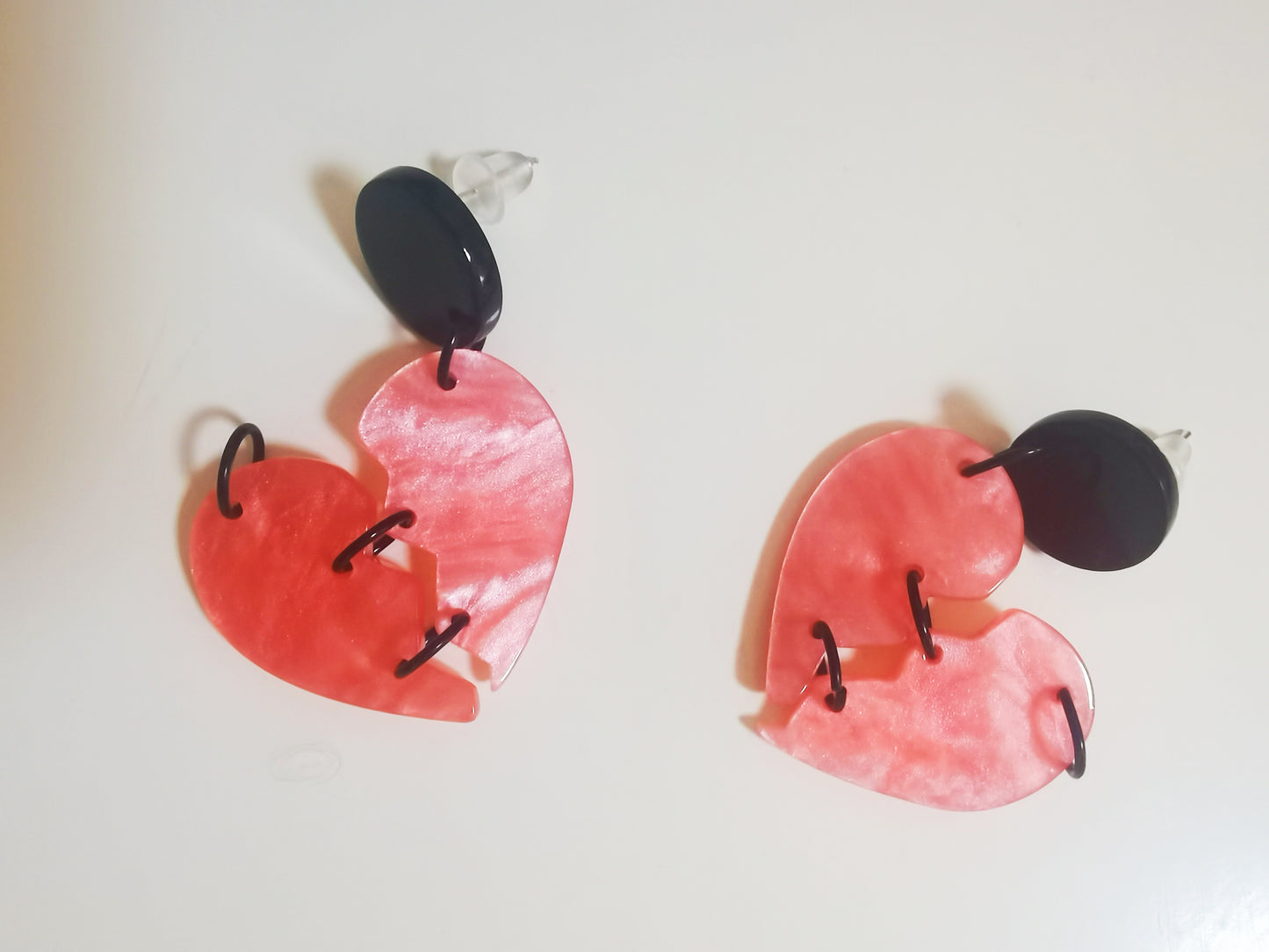 Broken Hearts Earring, gift for friend, creative daily earrings