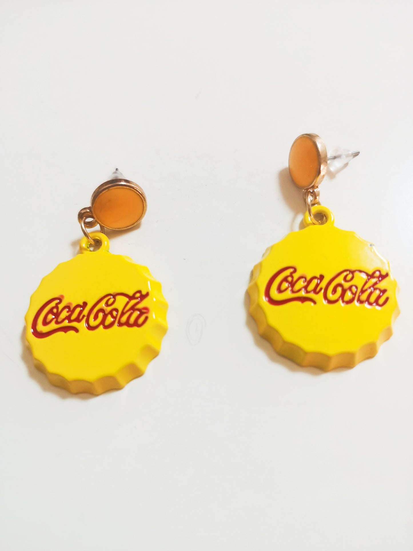 Coke Bottle Cap Earring, funny creative earring daily earring gift