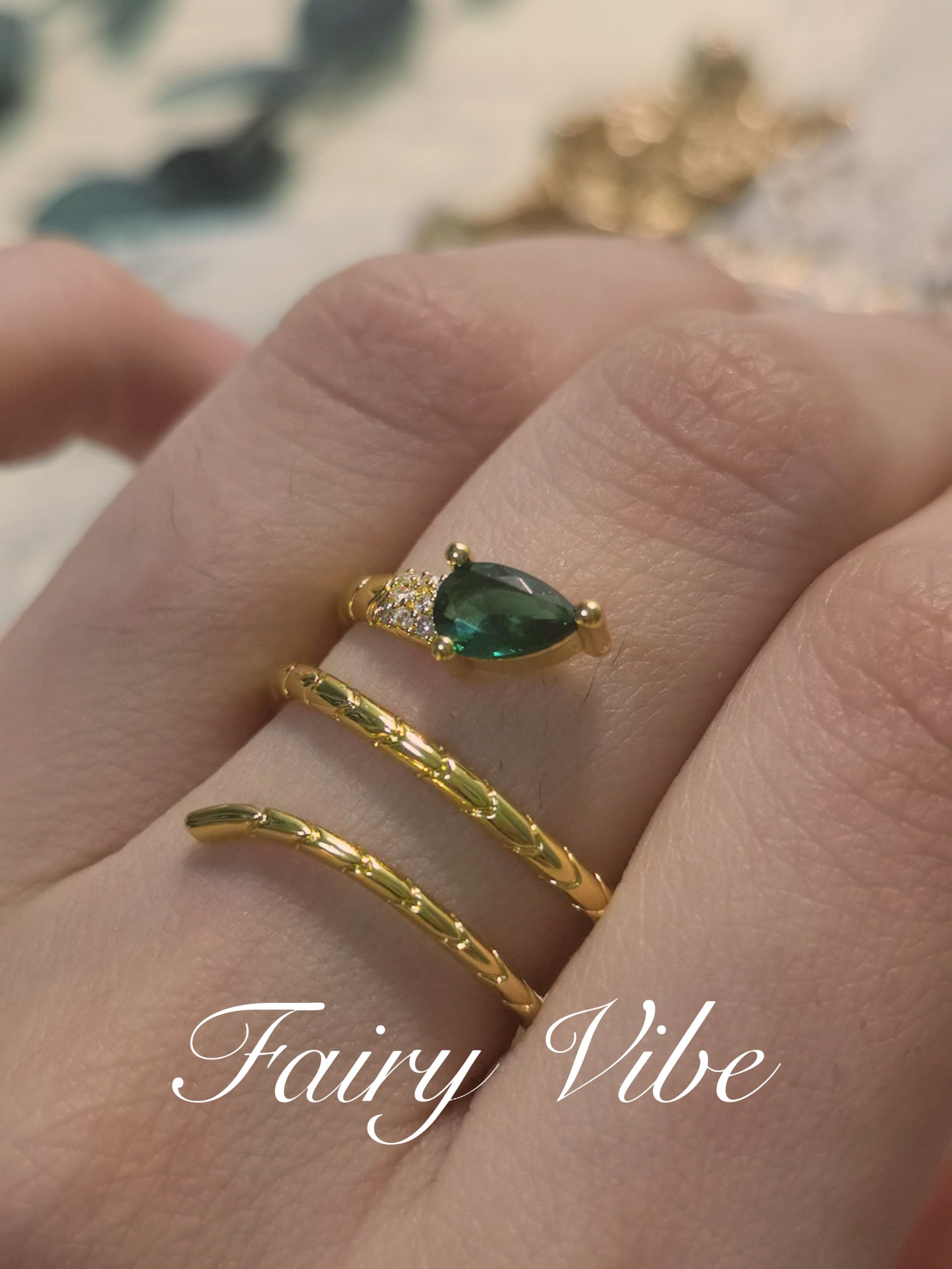 Designer Ring Snake Shaped Creative Ring Silver Daily Ring