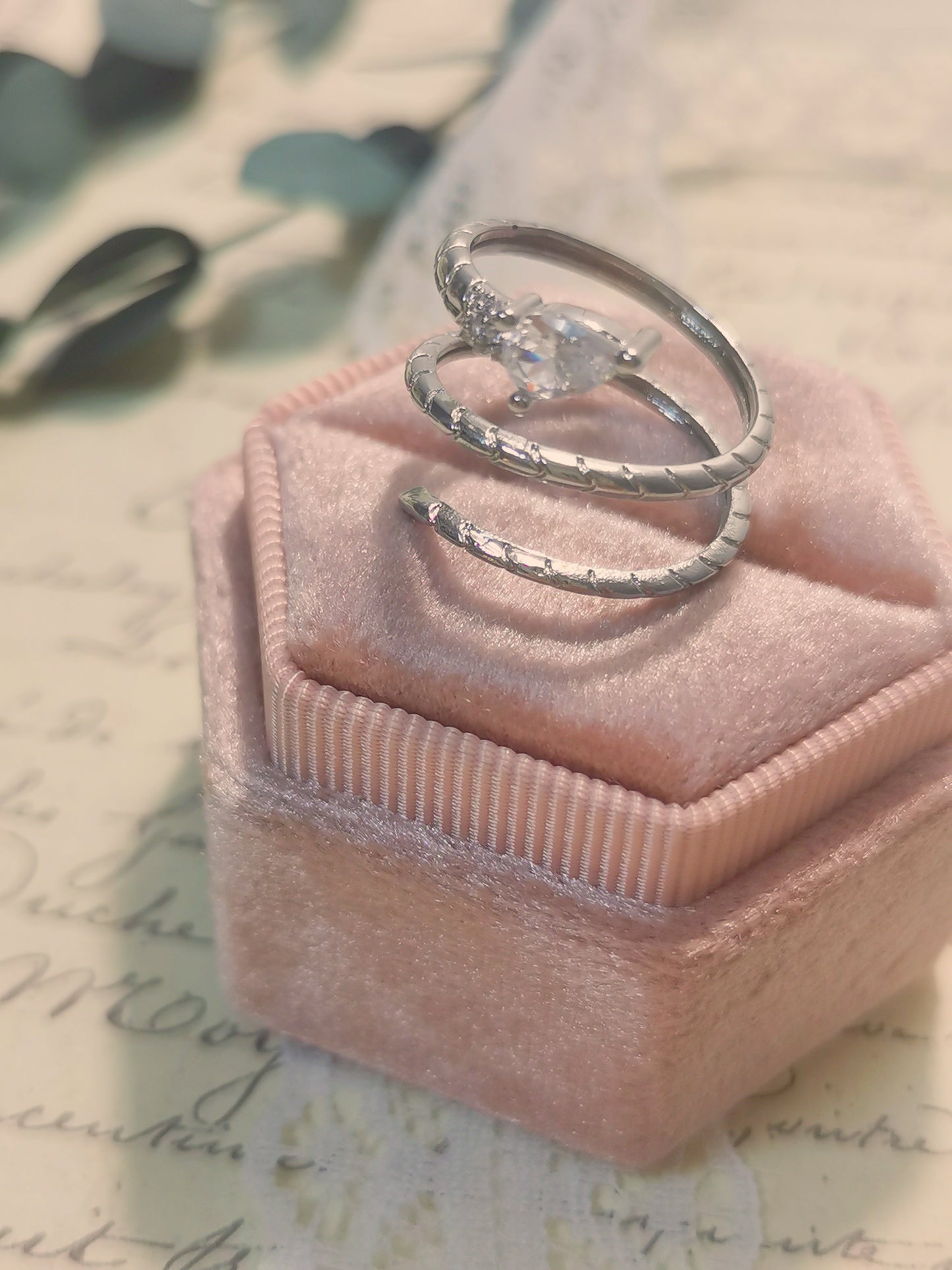 Designer Ring Snake Shaped Creative Ring Silver Daily Ring