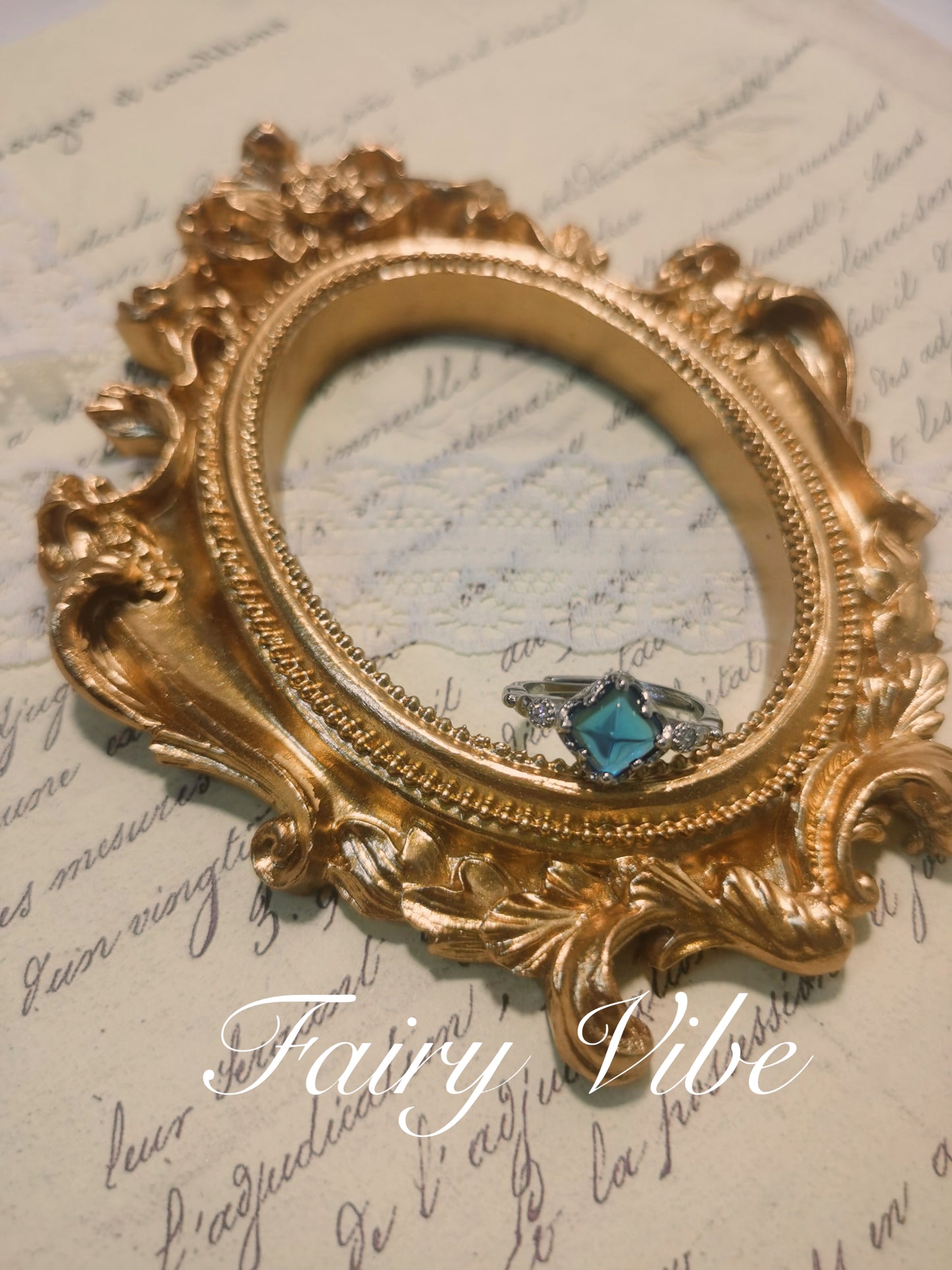 Designer Ring Sugar-loaf Cut Orange & Blue CZ Daily Silver Ring