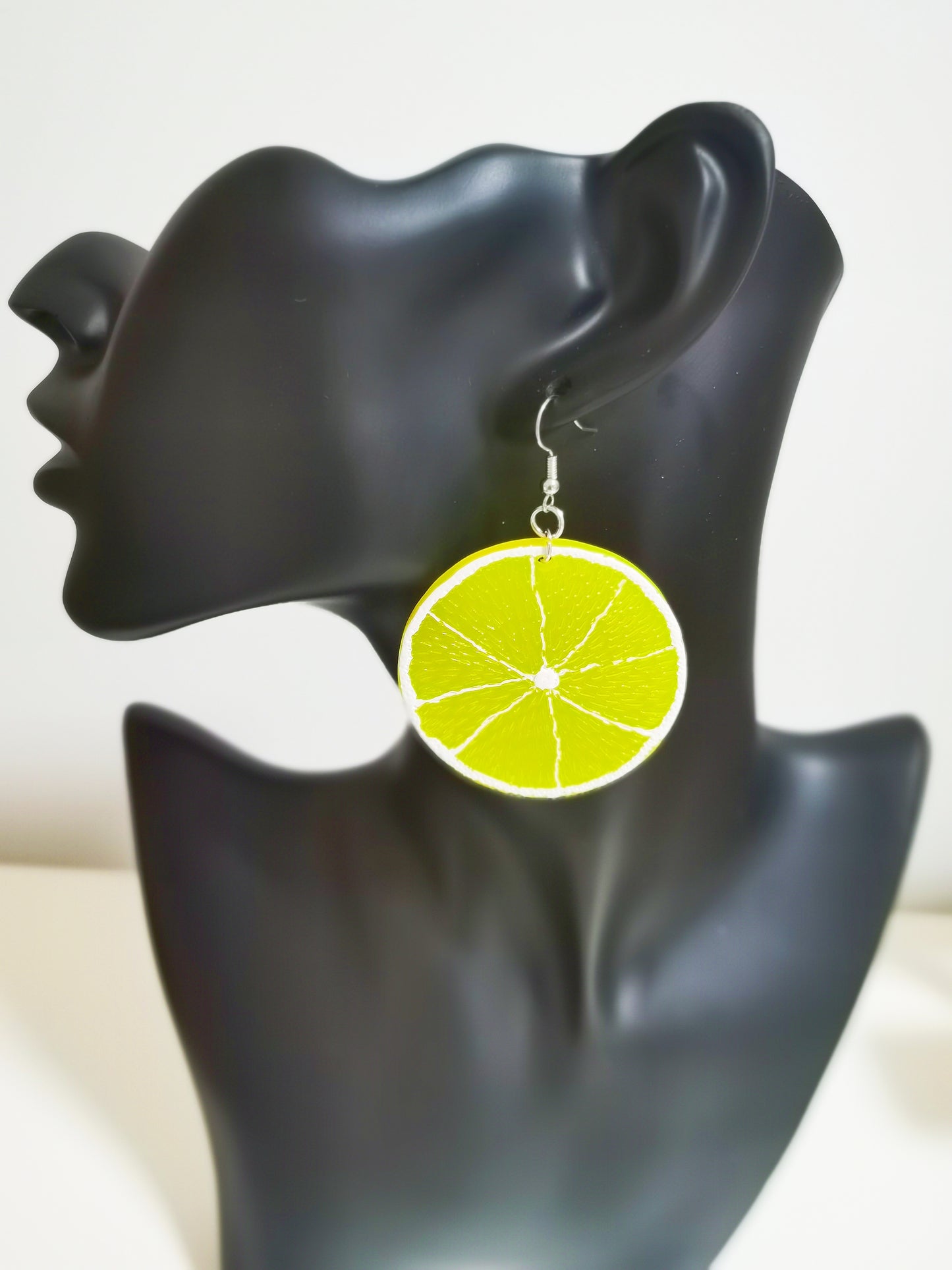 Orange and Lemon Slice Earring, summer vibe earring, funny, fruit earrings for fun