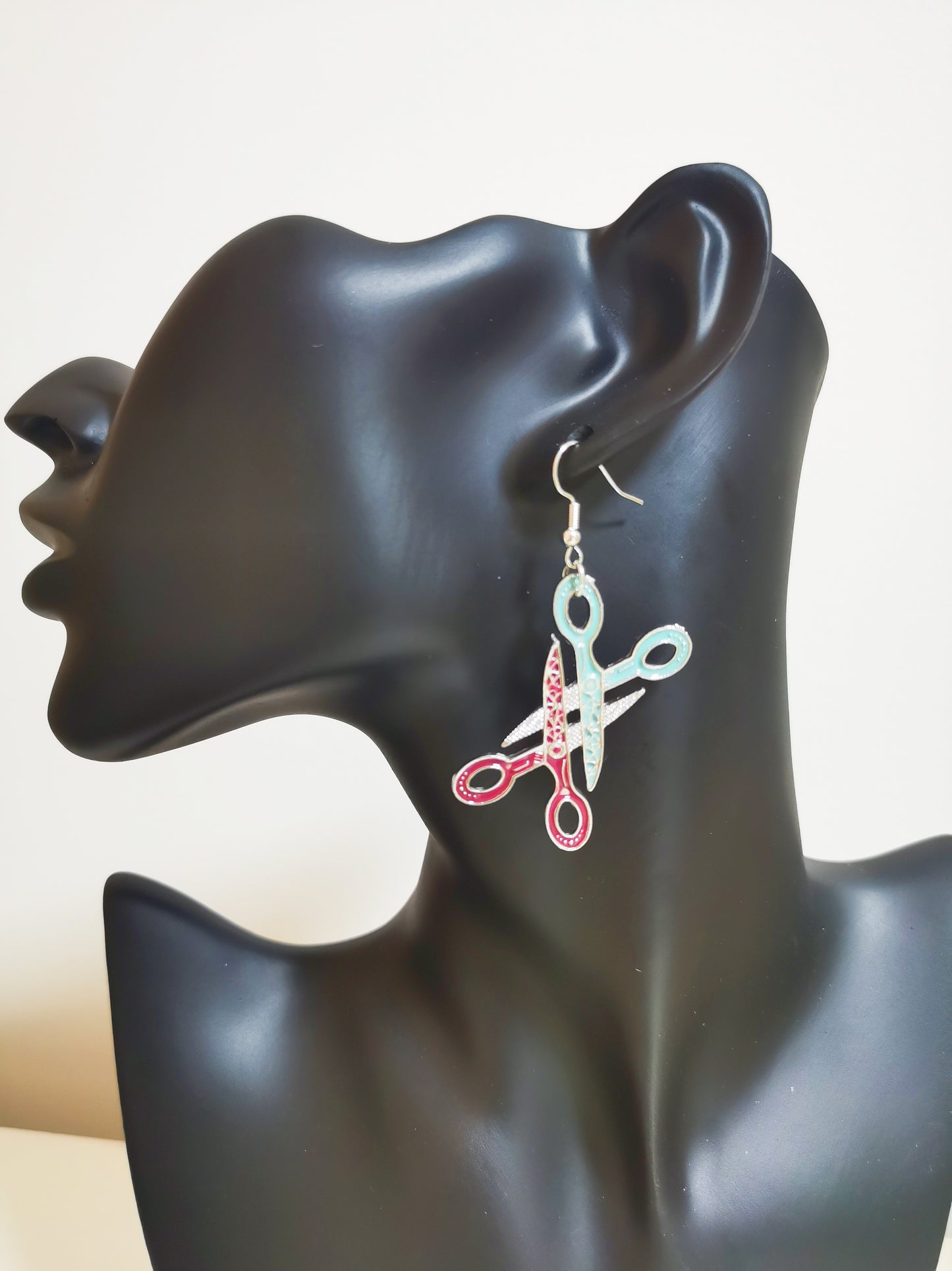 Scissors Shaped Earring cool earrings daily fashion creative gift