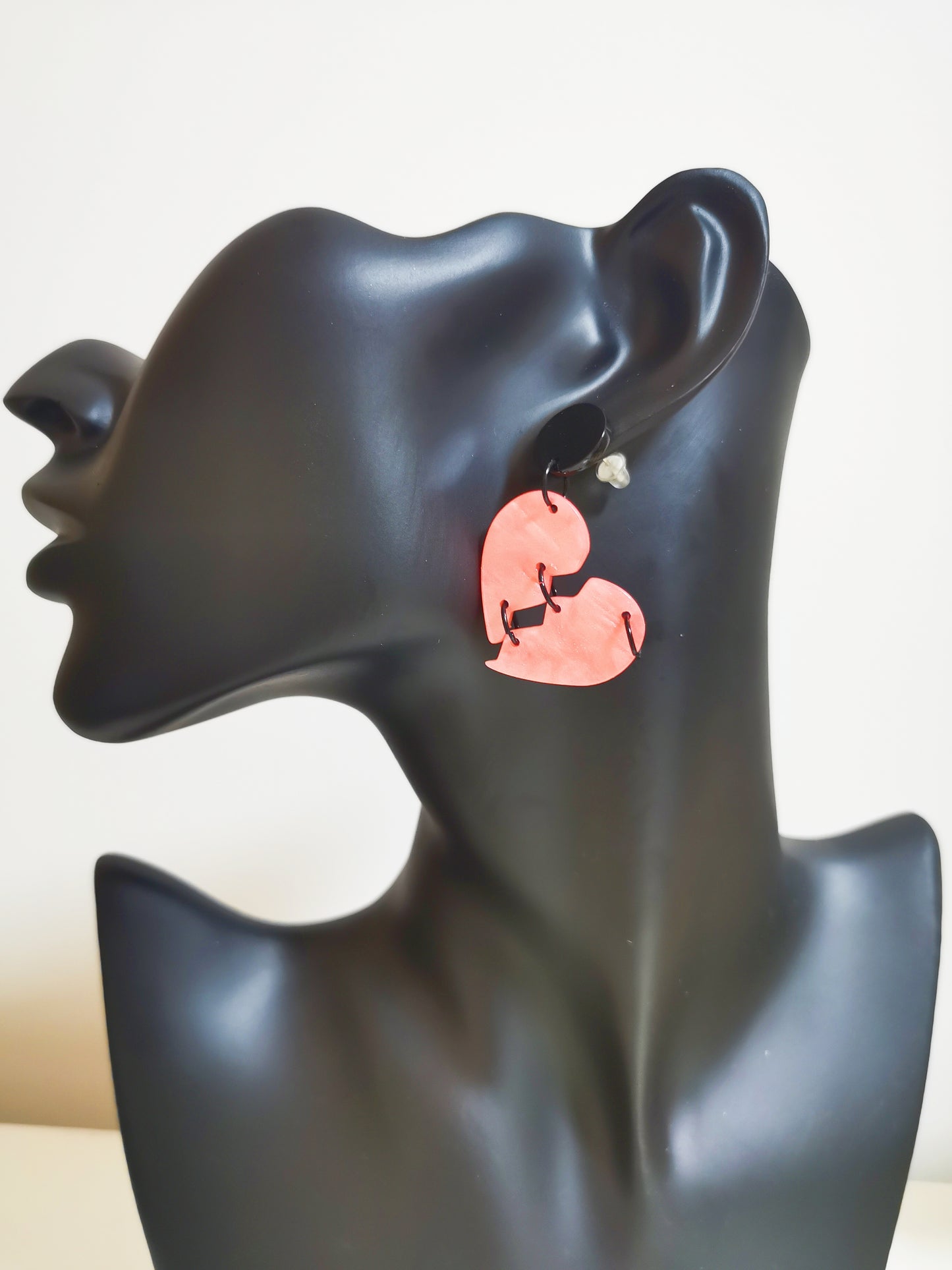 Broken Hearts Earring, gift for friend, creative daily earrings