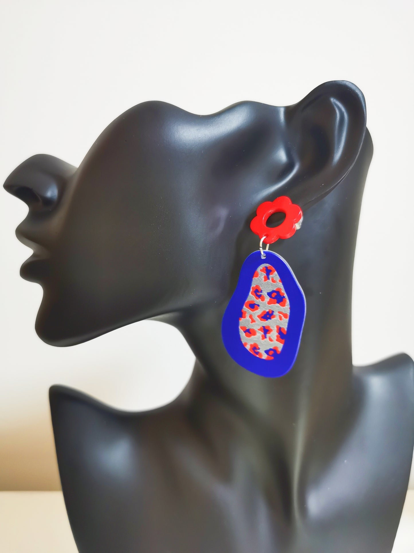 Irregular Shaped Flower Earring, daily earring, gift earring